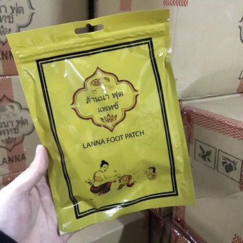 Miếng Dán Thải Độc Bàn Chân Lanna Foot Patch Miếng Dán Thải Độc Bàn Chân Lanna Foot Patch