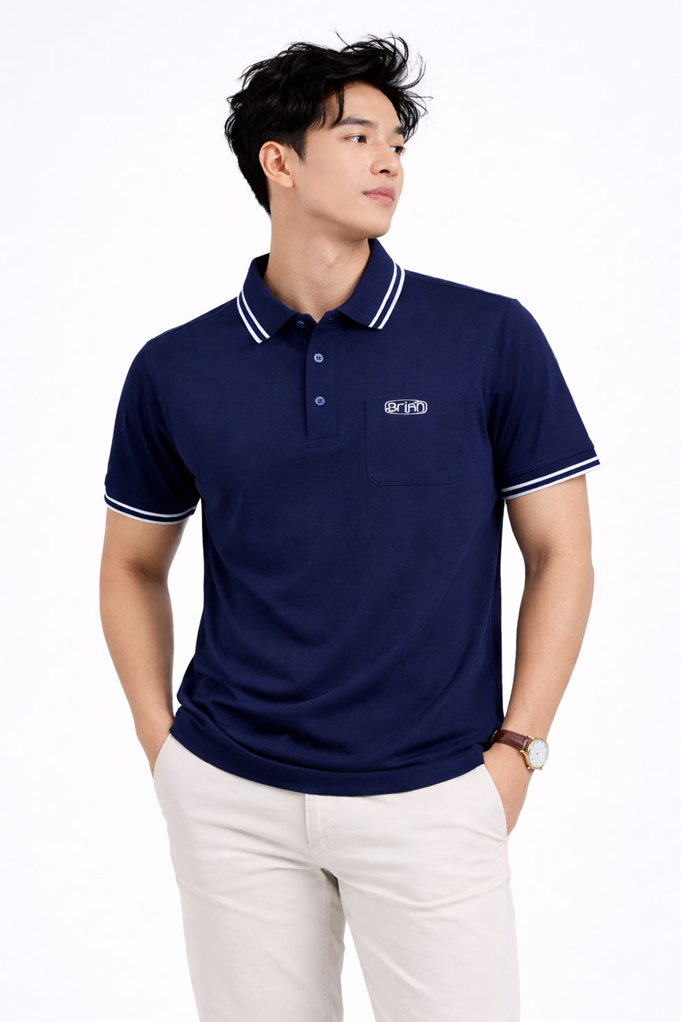 Áo Polo nam cổ bo - 4616