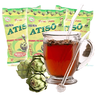 Mỗi ngày một túi lọc trà atiso khô giúp thanh mát cơ thể