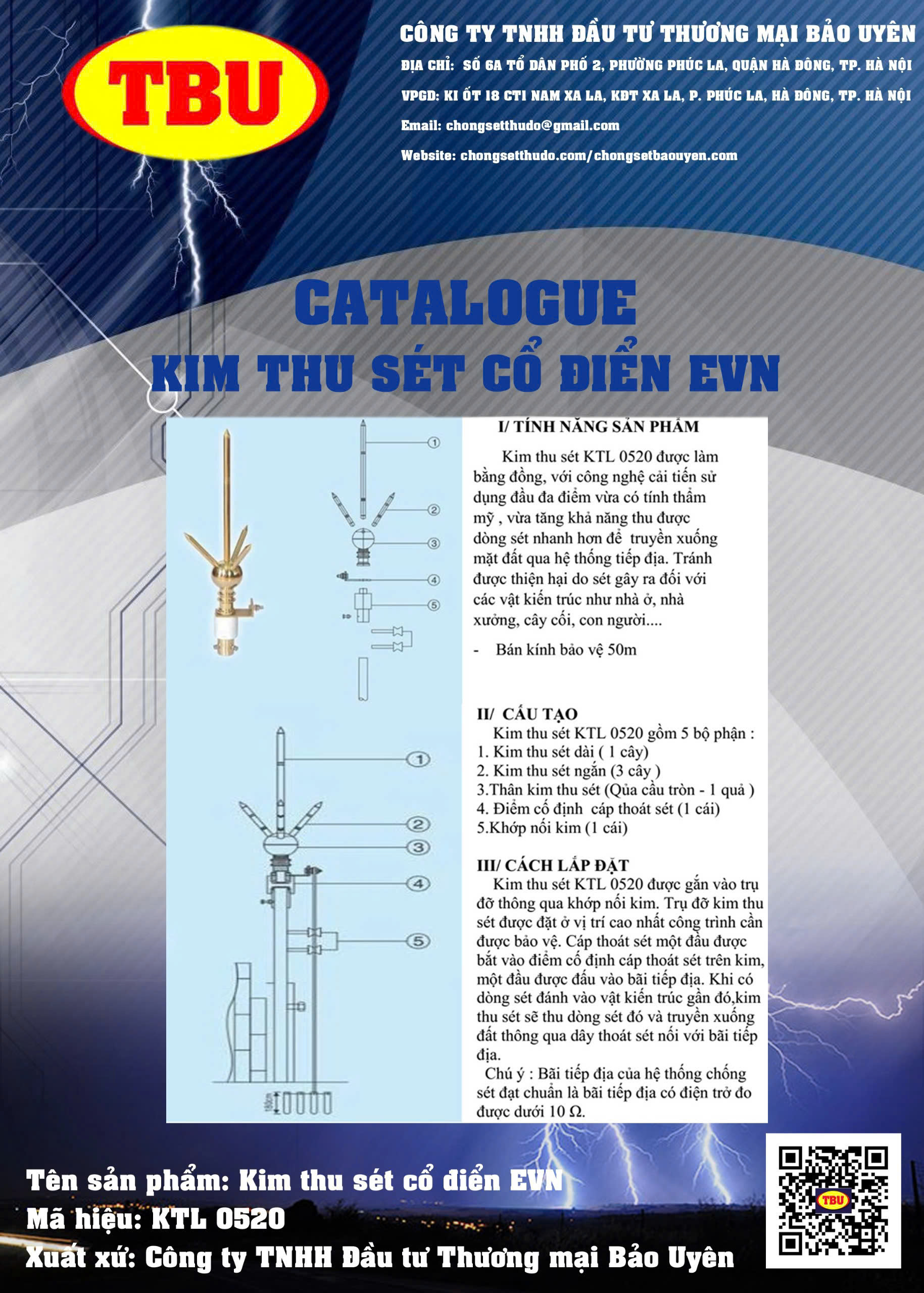 Kim Thu Sét Cổ Điển EVN