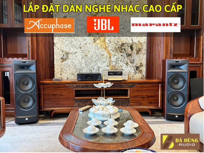 LẮP ĐẶT DÀN NGHE NHẠC CAO CẤP JBL, ACCUPHASE, MARANTZ | HÀ NỘI