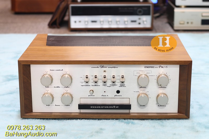 Tìm hiểu chi tiết thiết bị Amply Marantz Esotec PM 6