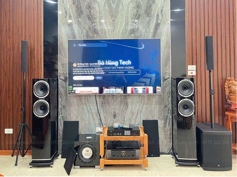 SETUP BỘ DÀN FYNE AUDIO, MARANTZ, REL CỰC HAY