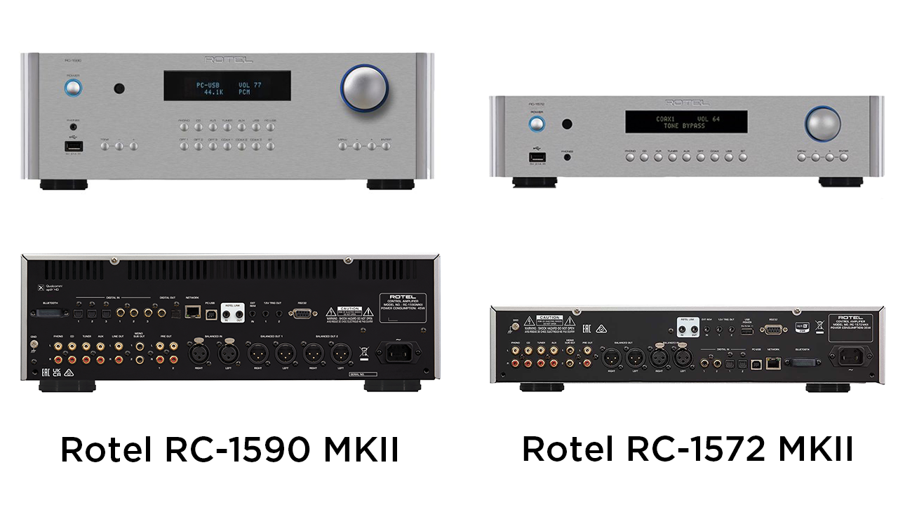 Preamp Rotel RC-1572 và RC-1590 phiên bản Mark II: Công nghệ vượt trội được thừa hưởng từ dòng Michi Series đầu bảng | Audio Bá Hùng