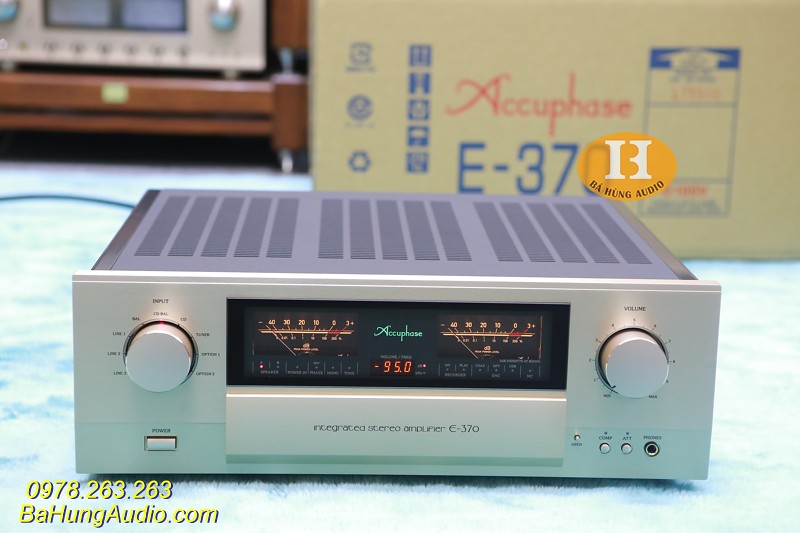 Tại sao Amply Accuphase E370 là mẫu máy được ưa chuộng nhất hiện nay?
