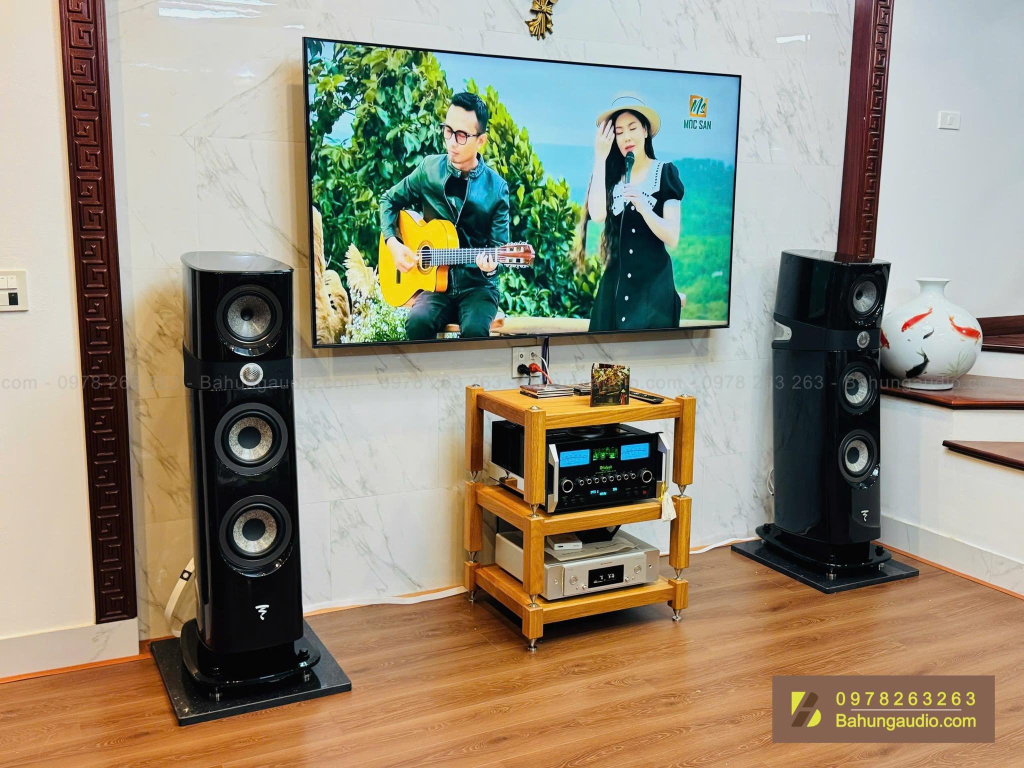 🎶 SETUP DÀN NGHE NHẠC ĐẲNG CẤP CHO ANH KHÁCH CHƠI HỆ FOCAL & MCINTOSH 🎶