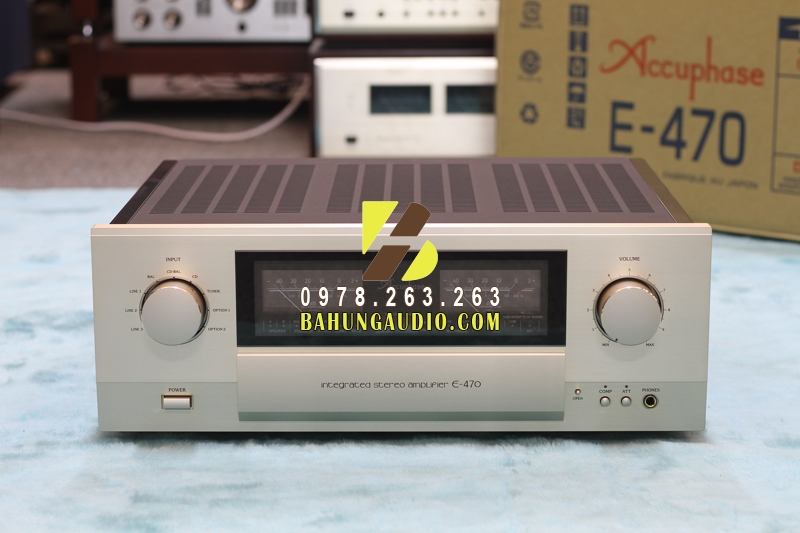 Tất tần tật về amply Accuphase E470