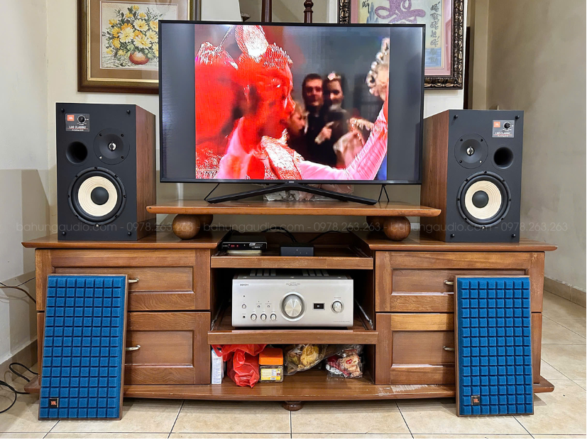 HOÀN THIỆN SETUP JBL + DENON + WIIM CHO ANH KHÁCH