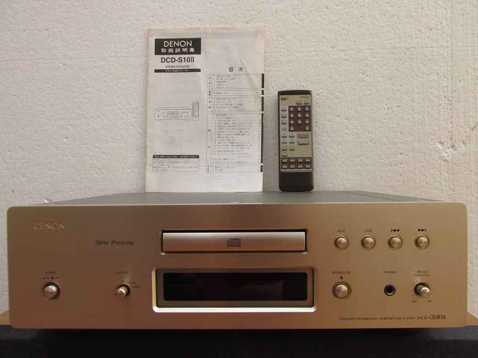 Đầu CD Denon DCD S10 đẹp xuất sắc cho âm thanh 