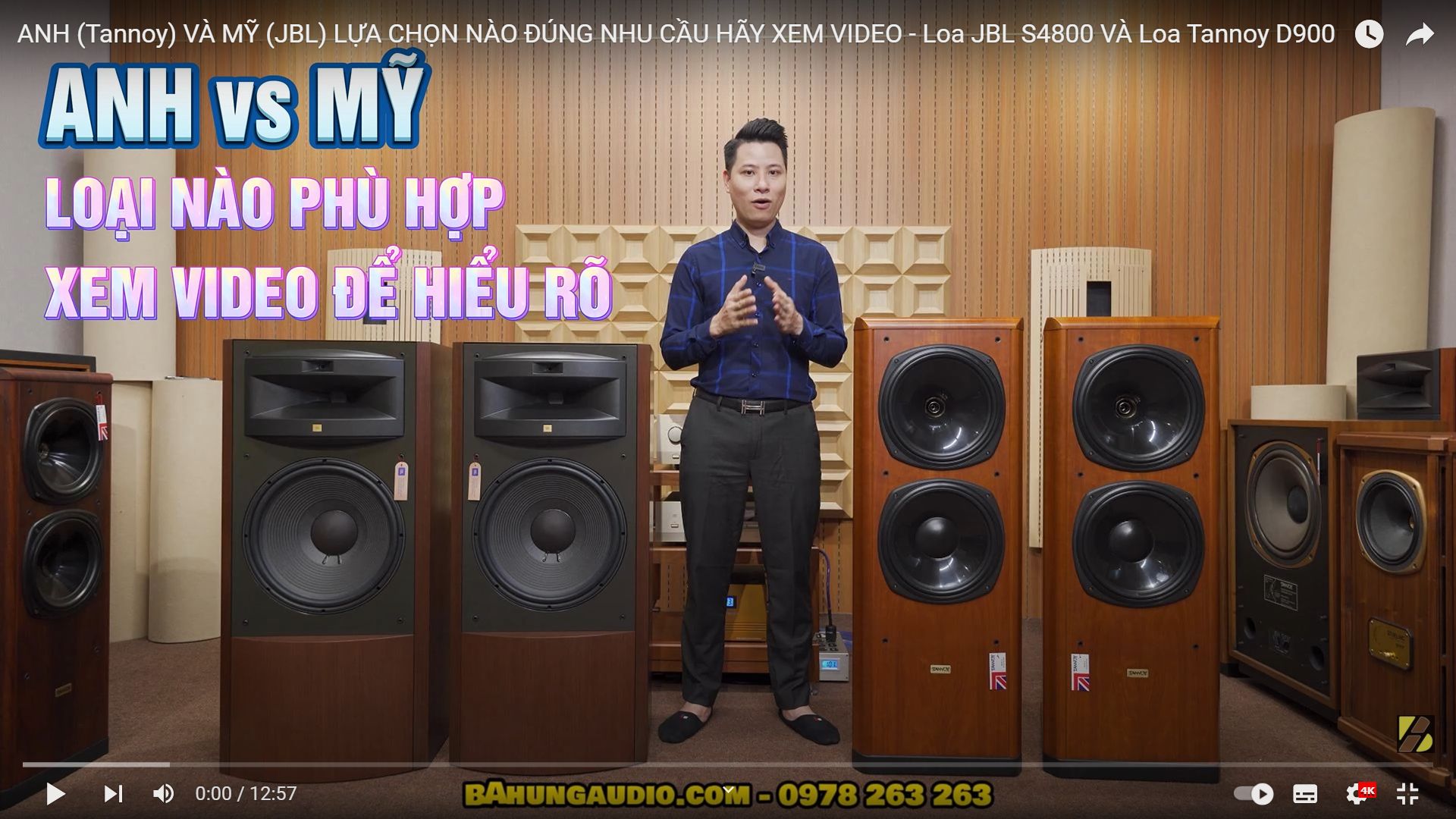 ANH (Tannoy) VÀ MỸ (JBL) LỰA CHỌN NÀO ĐÚNG NHU CẦU