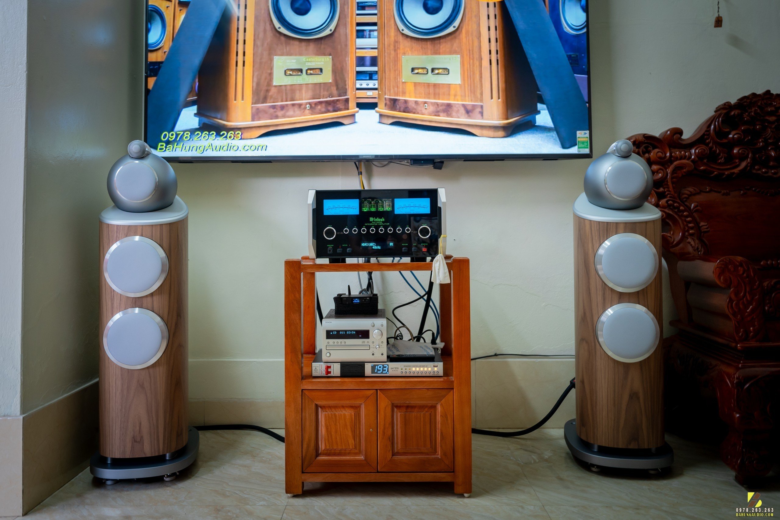 Bá Hùng Audio Set-up hệ thống âm thanh cho anh khách tại Nhật  ( Nhật Tân ,Tây Hồ,  tp Hà Nội )