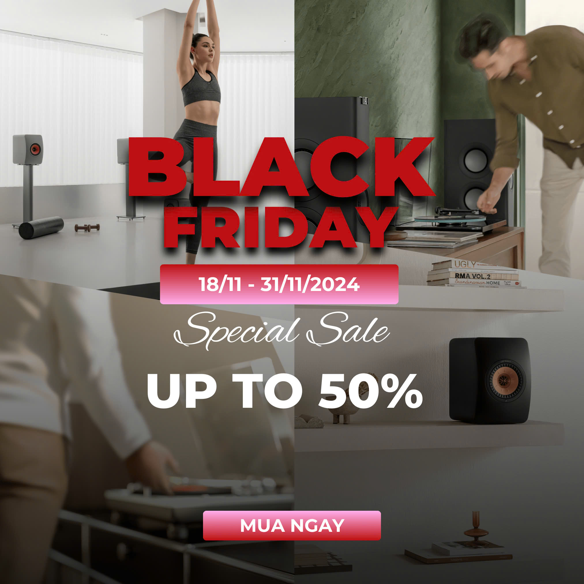 🔥 KEF lại tiếp tục thêm ưu đãi lớn nhân dịp BLACK FRIDAY 🔥