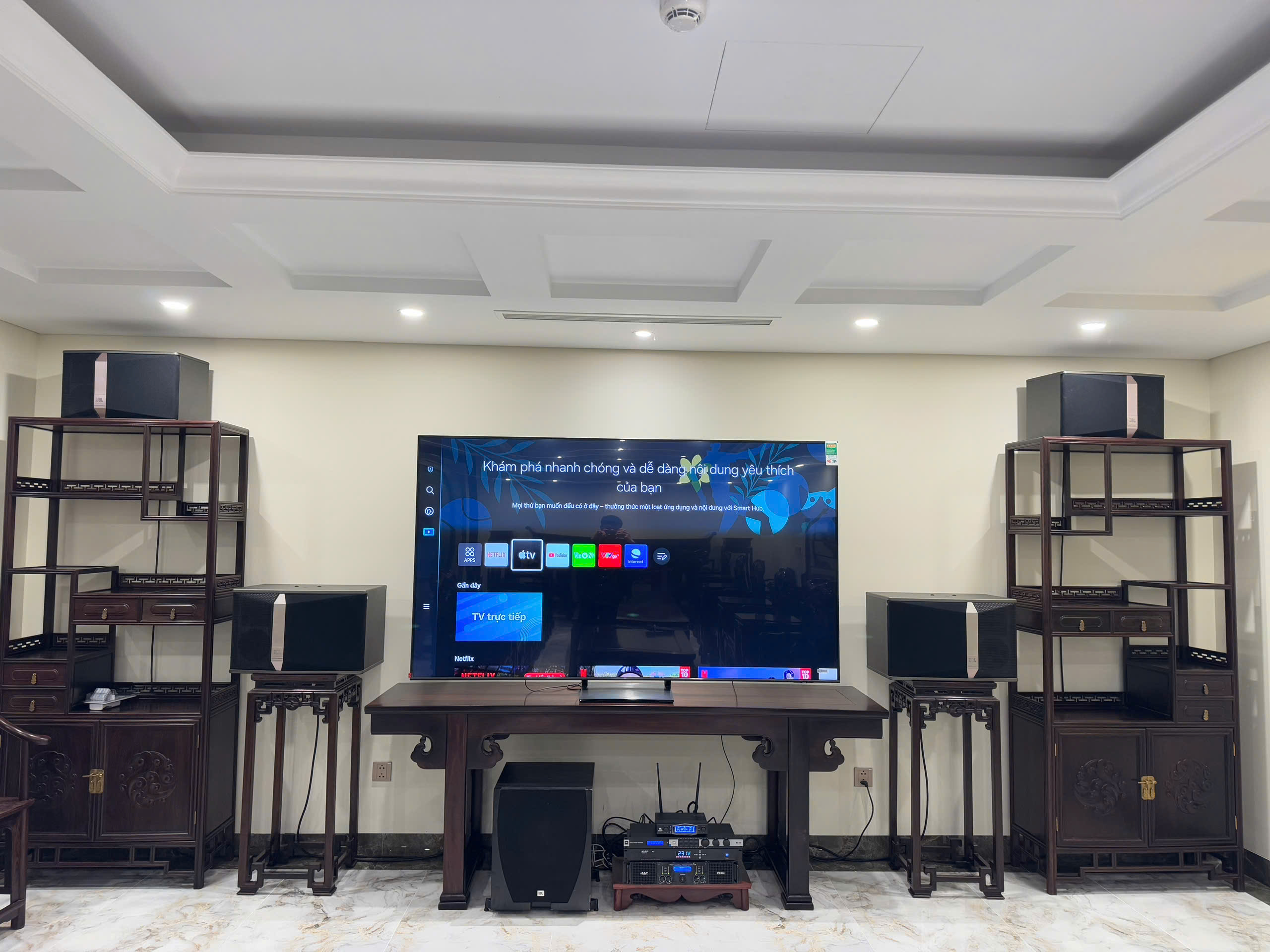 Lắp đặt hệ thống Karaoke hơn 100tr cho anh khách ở Hoàn Kiếm , Hà Nội