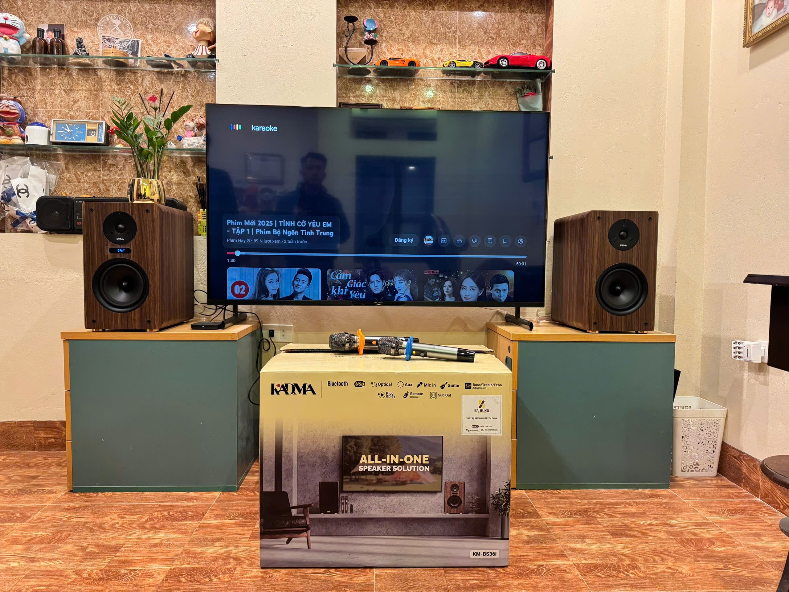 Lên đường Loa Karaoke KADMA BS36i về với bác khách ở Mễ Trì chơi Tết