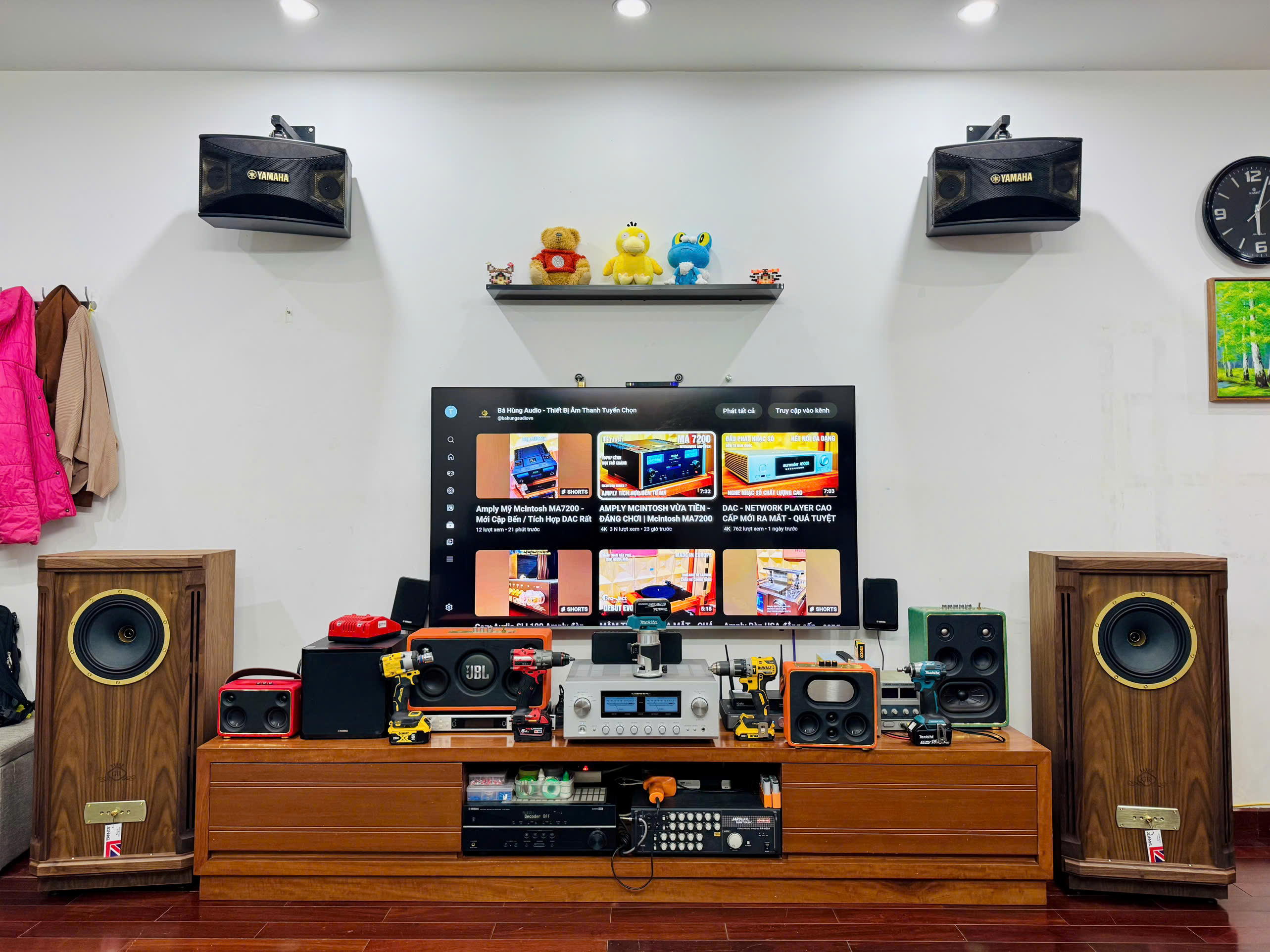 Hoàn thiện hệ thống nghe nhạc cho anh khách tại Đống Đa , Hà Nội