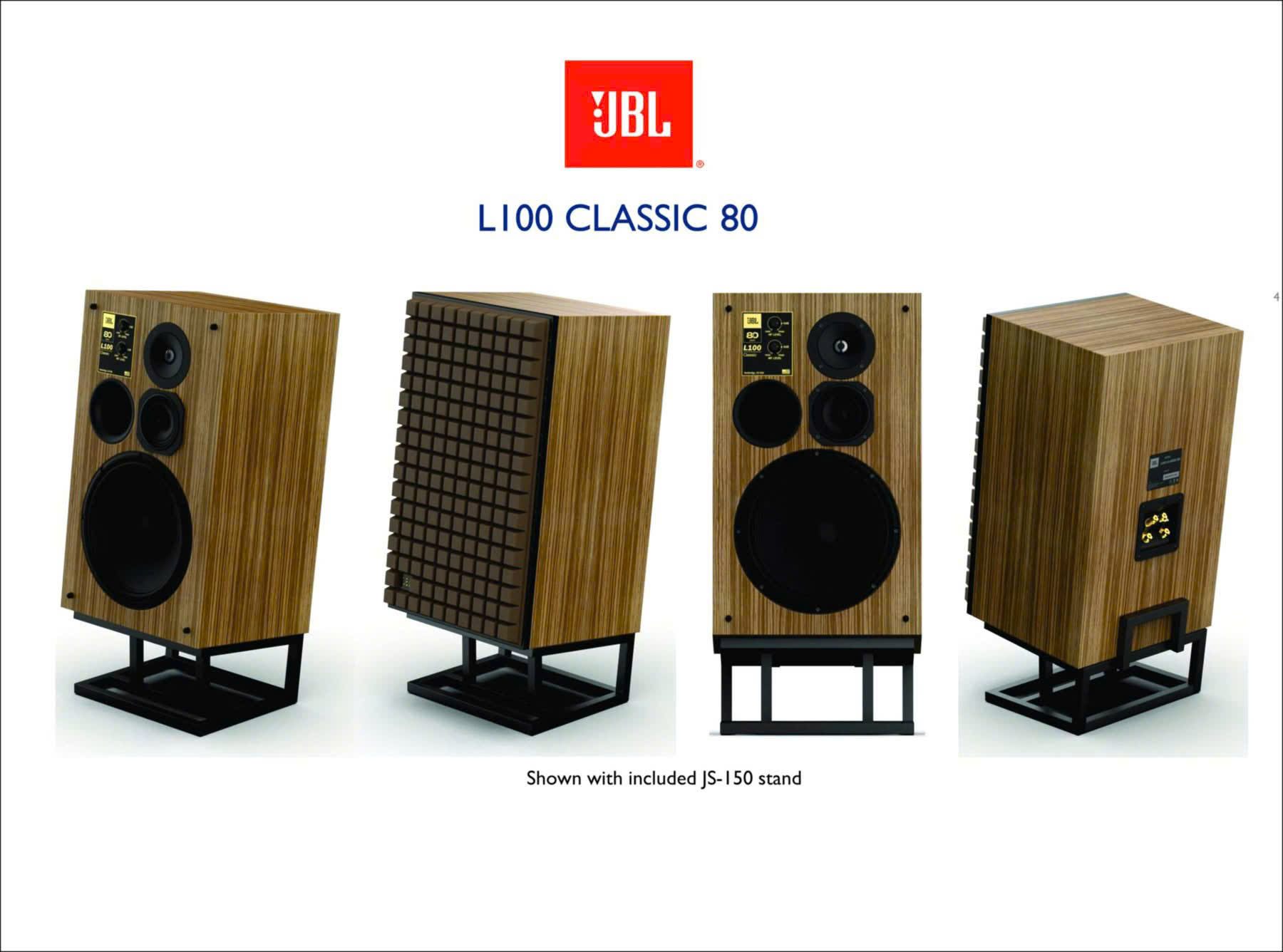 TUYỆT TÁC KỶ NIỆM 80 NĂM: JBL L100 CLASSIC 80