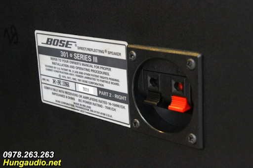 Thông số kỹ thuật của loa Bose 301 series III