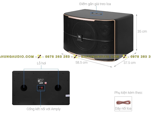 Thông số kỹ thuật của loa JBL Pasion 12