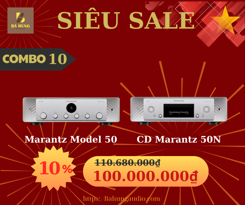 Amply Marantz Model 50 + CD Marantz 50N