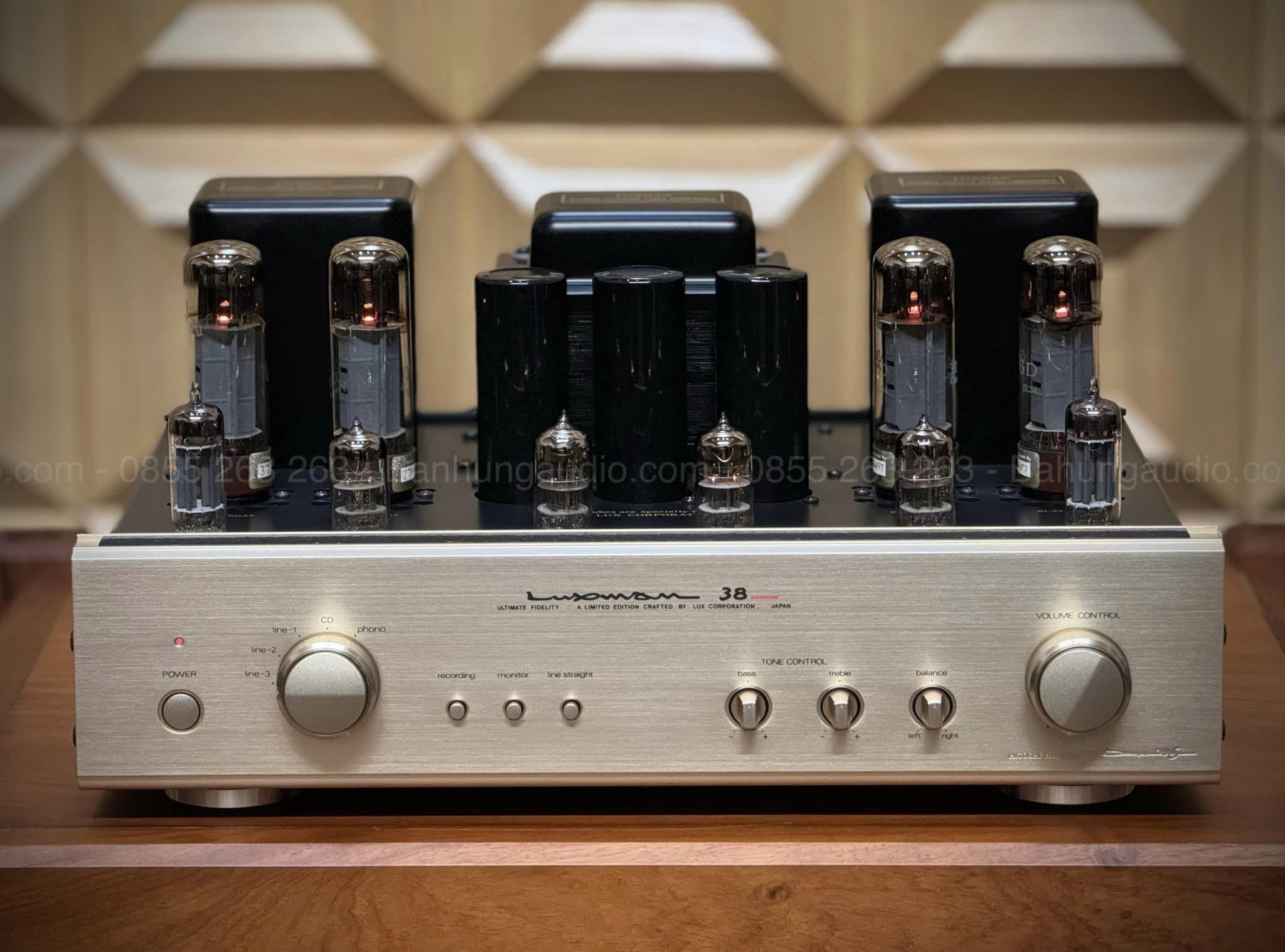 Amply Đèn Luxman SQ-38 Signature Đẹp Xuất Sắc
