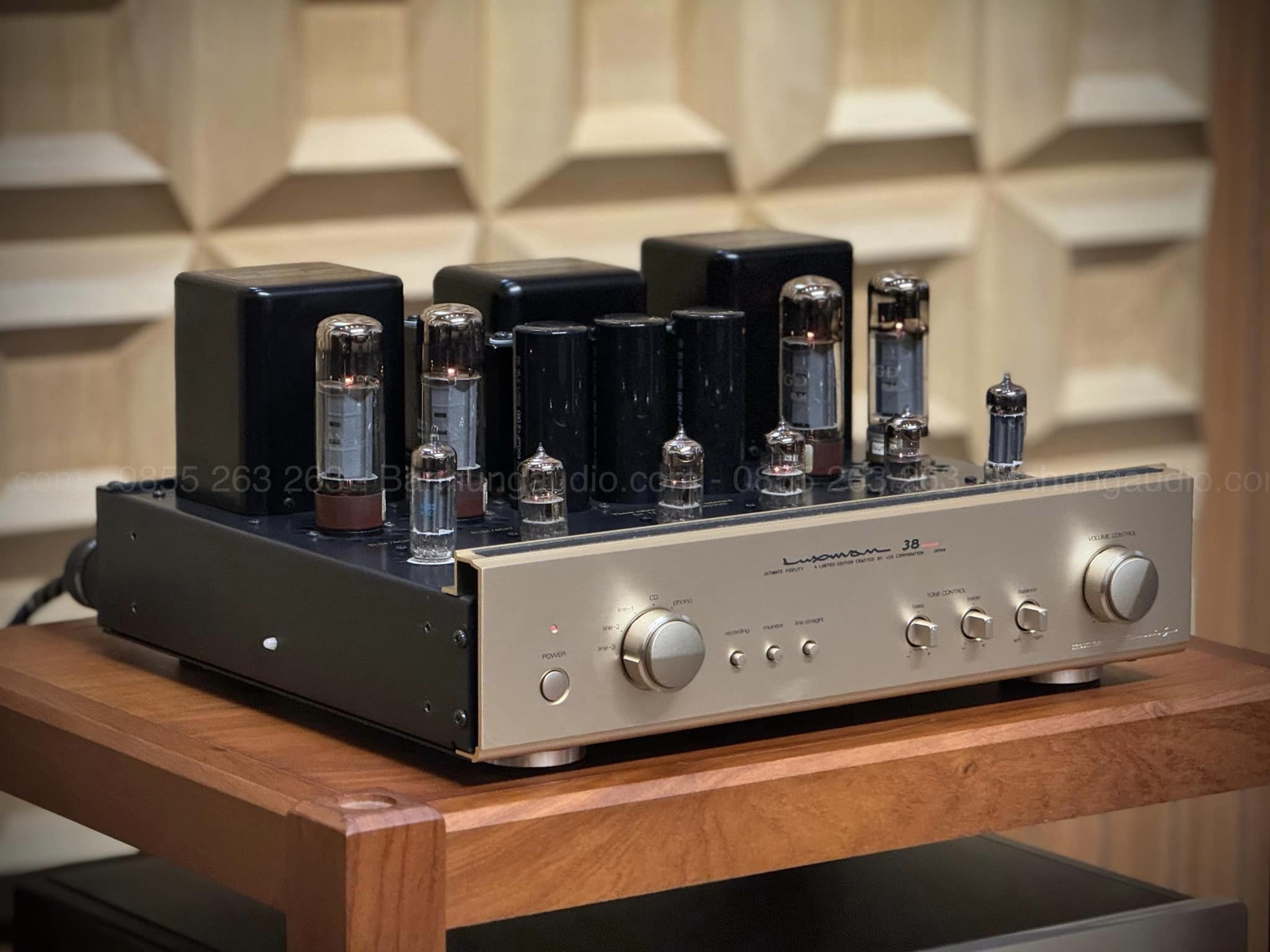 Amply Đèn Luxman SQ-38 Signature Đẹp Xuất Sắc