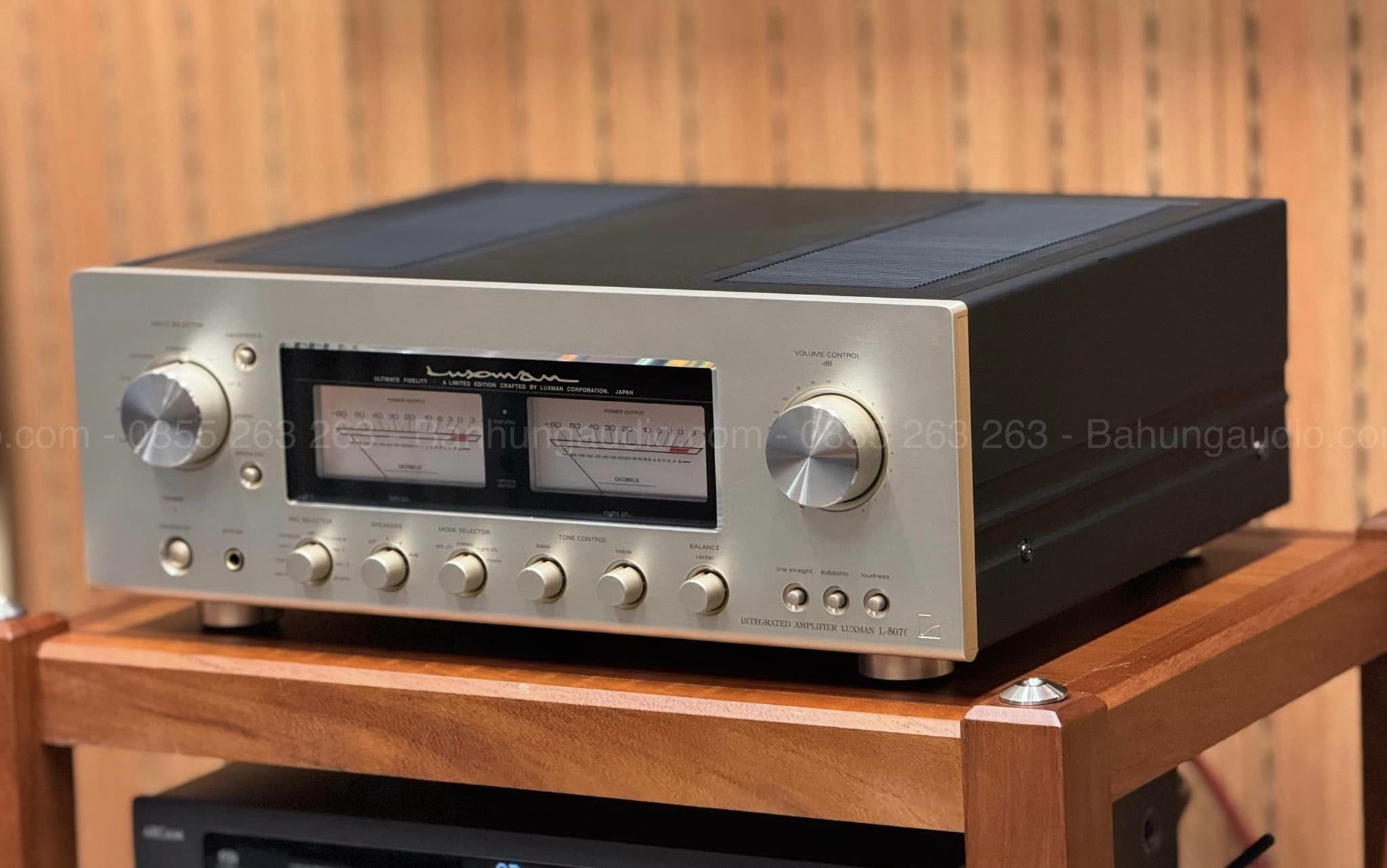 Amply Luxman L-507F đẹp full đồ zin