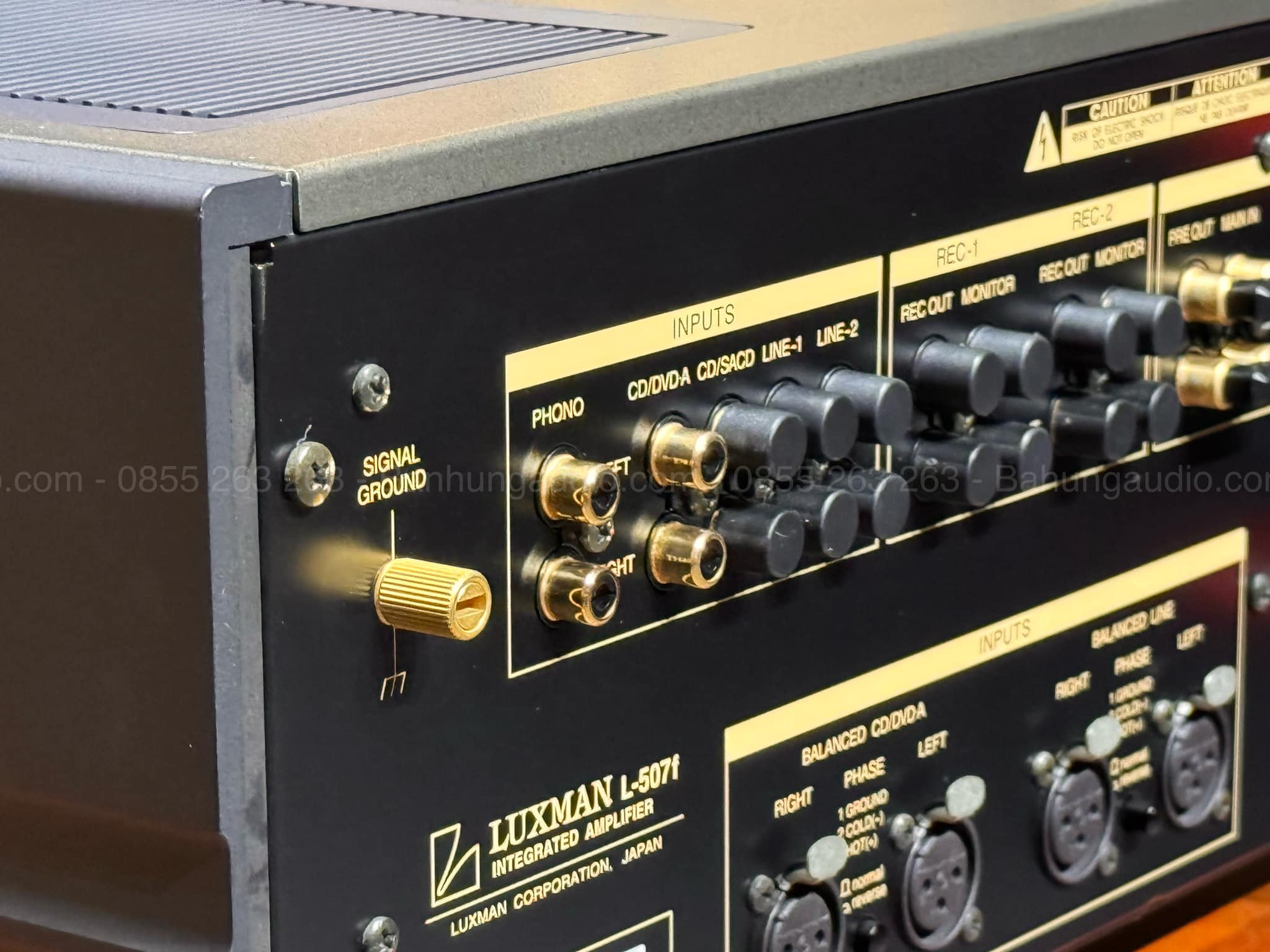 Amply Luxman L-507F đẹp full đồ zin