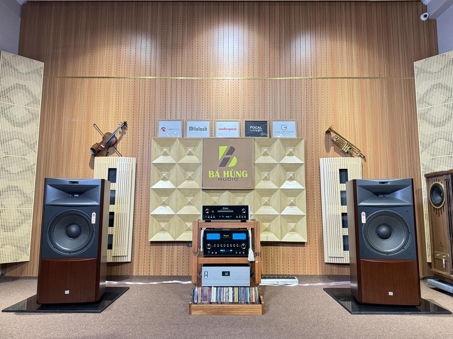 Loa JBL S4700+Amply MCintosh MA9500+Đầu CD/DAC MCintosh MCD600