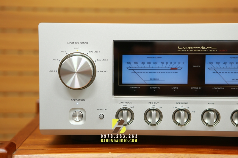 Amply Luxman L-507UX MKII Hàng Đẹp Xuất Sắc