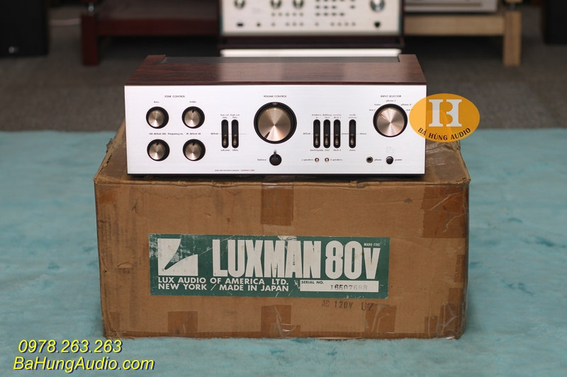 Amply Luxman L80V Fullbox như mới