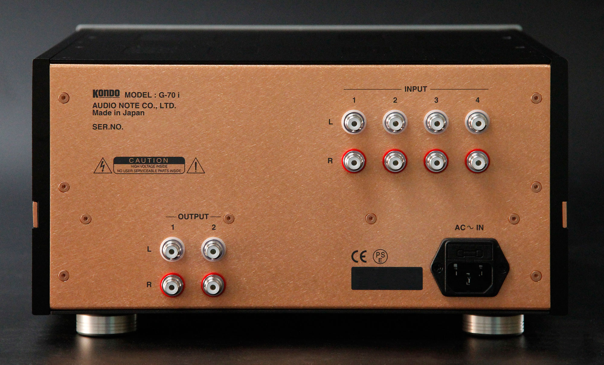 Pre Amply Kondo Audio Note G-70i