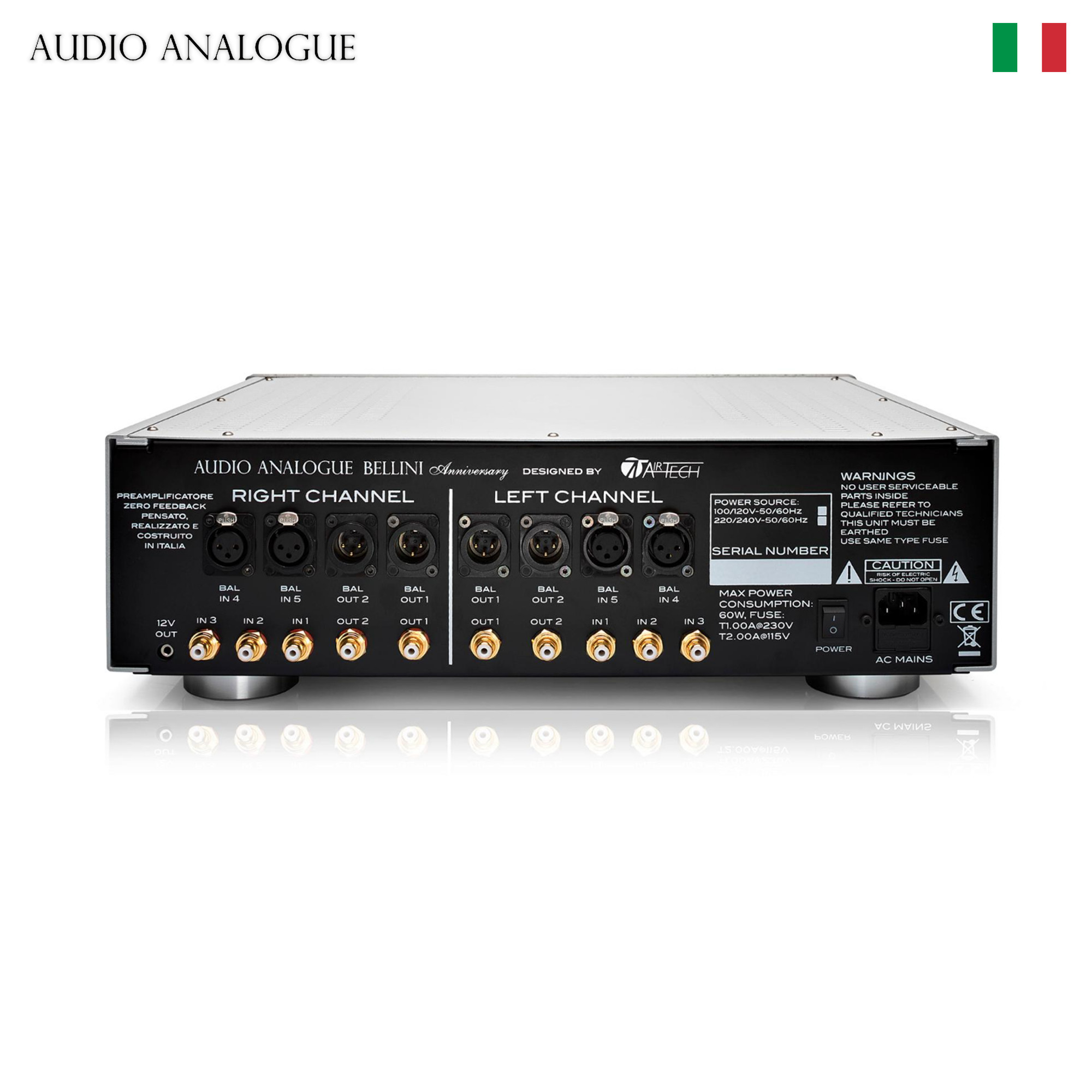 Pre-Amply Audio Analogue Bellini Anniversary