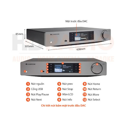 Đầu Phát Nhạc Số Cambridge Audio CXN V2 - PreAmp/ DAC/ Network Player 