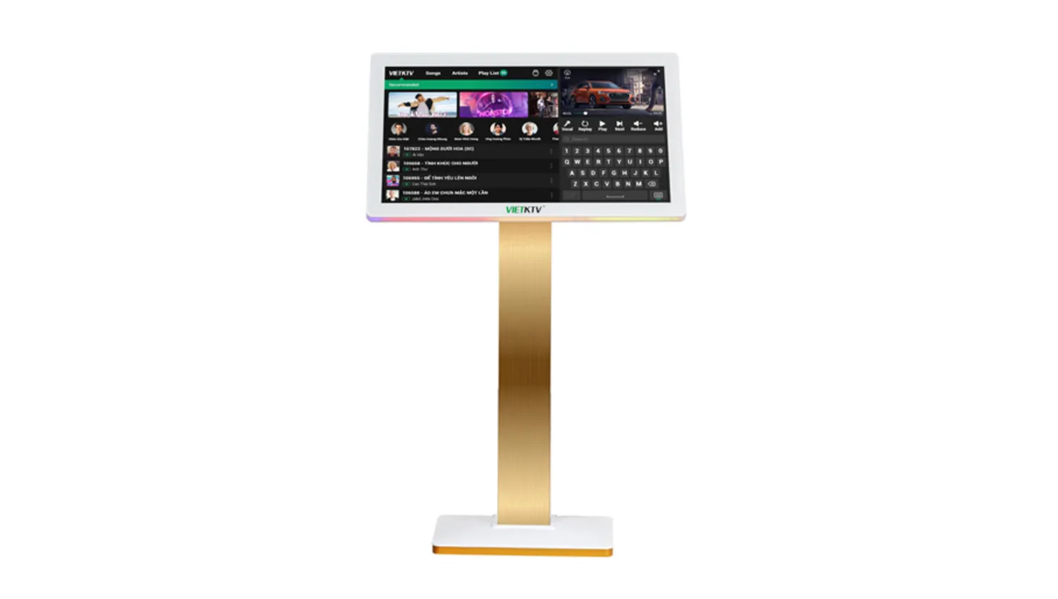 Combo Đầu Việt KTV K-Plus 4T + Màn Việt KTV Led RGB 22 inch
