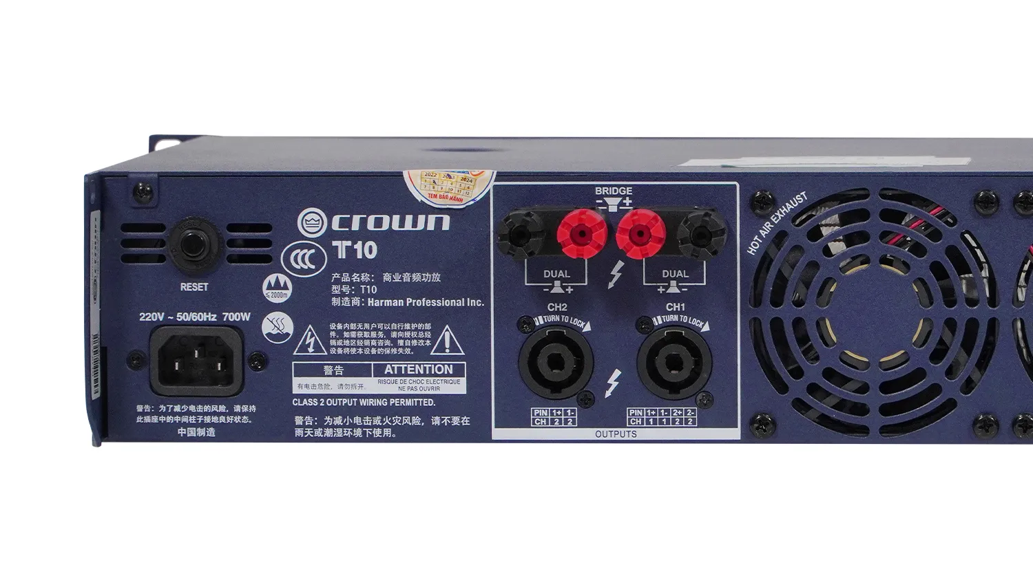 Cục Đẩy Công Suất Crown T10