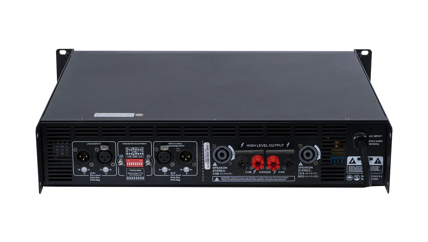 Cục Đẩy Công Suất 2 Kênh Denon DA-212K (Nguồn xung, Class TD, 1200W)