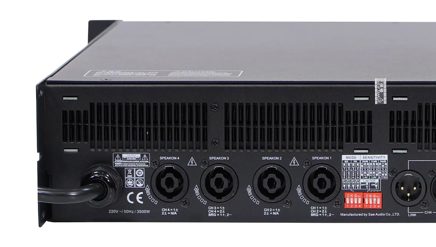 Cục Đẩy Công Suất SAE Lexpro PQM13 II (4 kênh, 1300W, Class I)