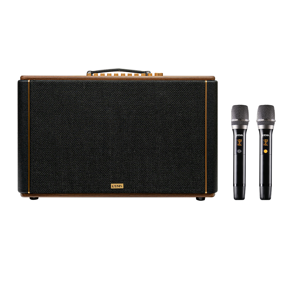 KADMA KS350 - Loa Hi-Fi Karaoke xách tay (Đen,Nâu)