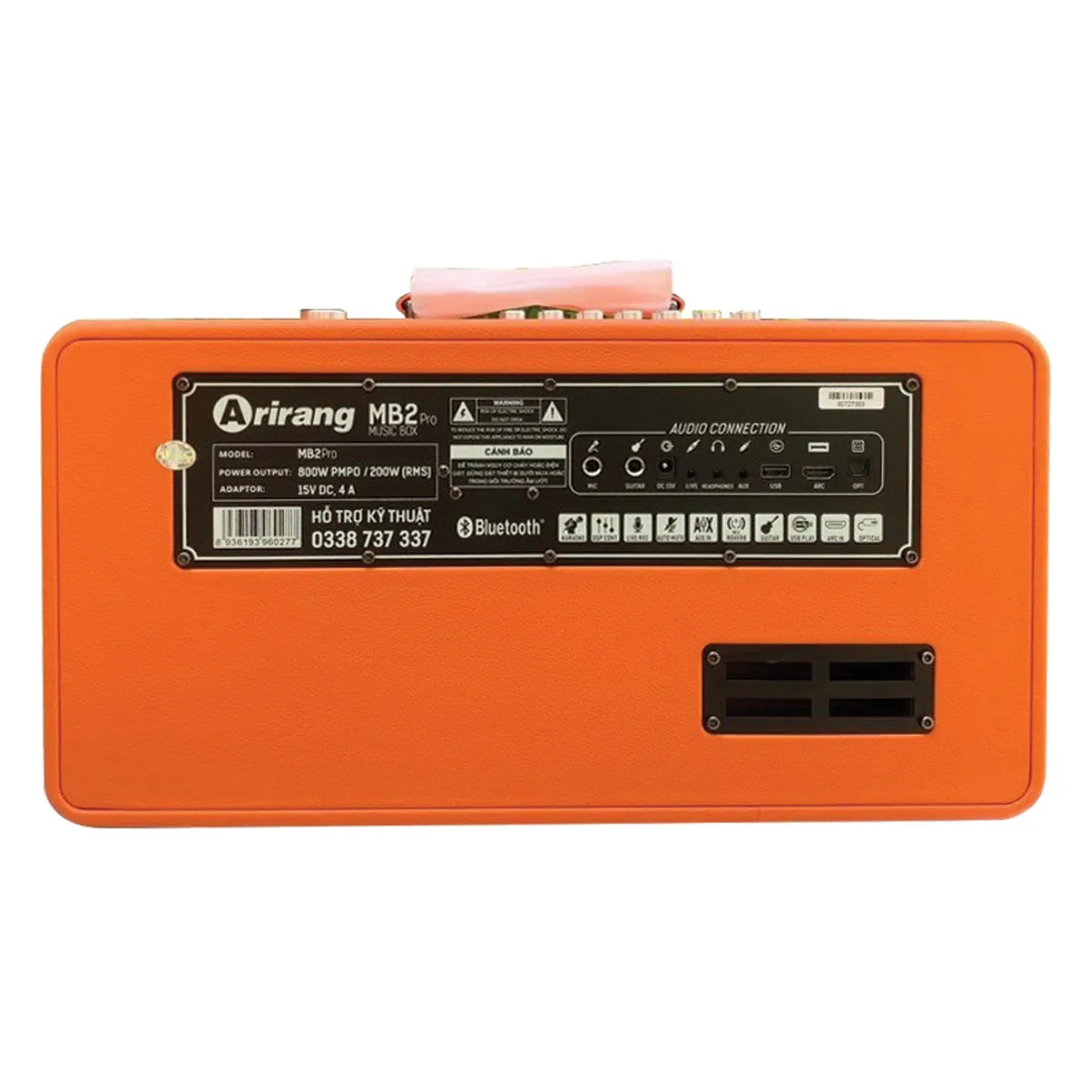 Loa Xách Tay Arirang MB2 Pro (Bass 16.5cm, Kèm 2 micro)