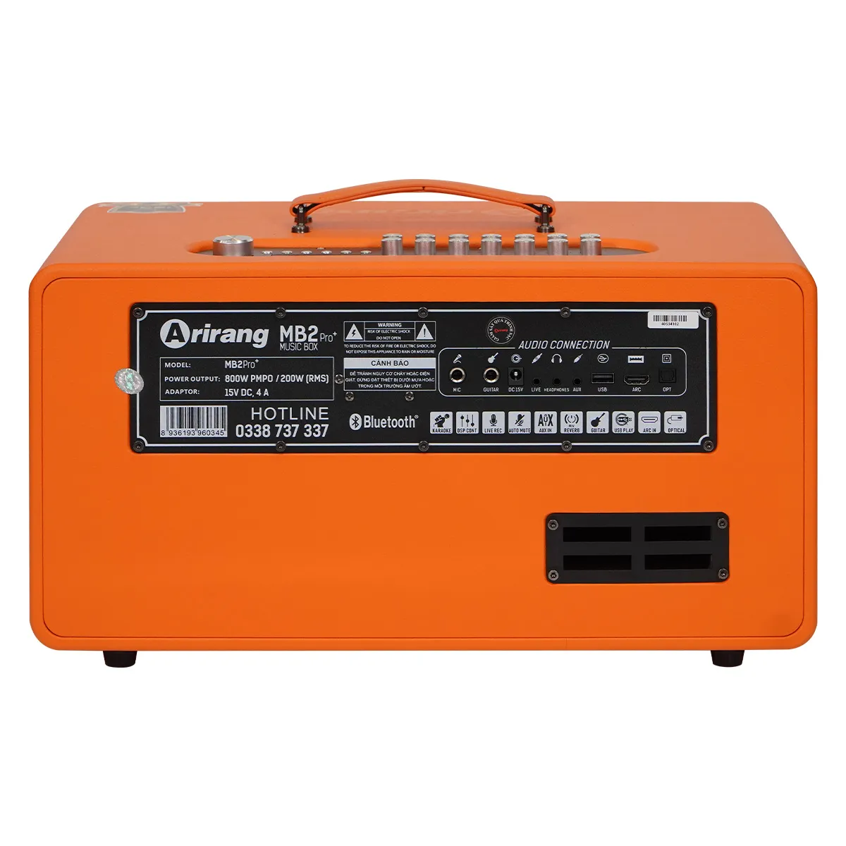 Loa Xách Tay Arirang MB2 Pro+ (Plus) - (New 2024, Bass 16.5cm, Kèm 2 Micro)
