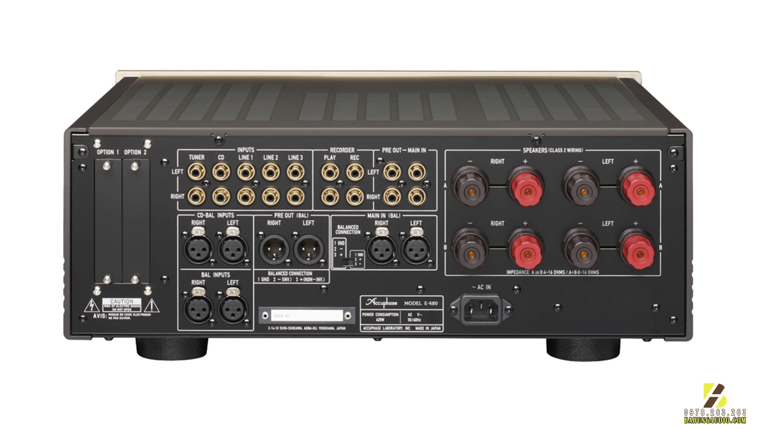 Amply Accuphase E-480 Đẹp Xuất Sắc