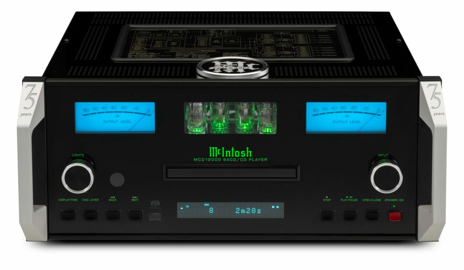 Đầu McIntosh MCD12000 CD Player / DAC 75th Anniversary