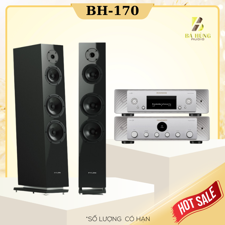 Loa Pylon Audio Diamond 30 + Amply Marantz Model 50 + CD Marantz 50N