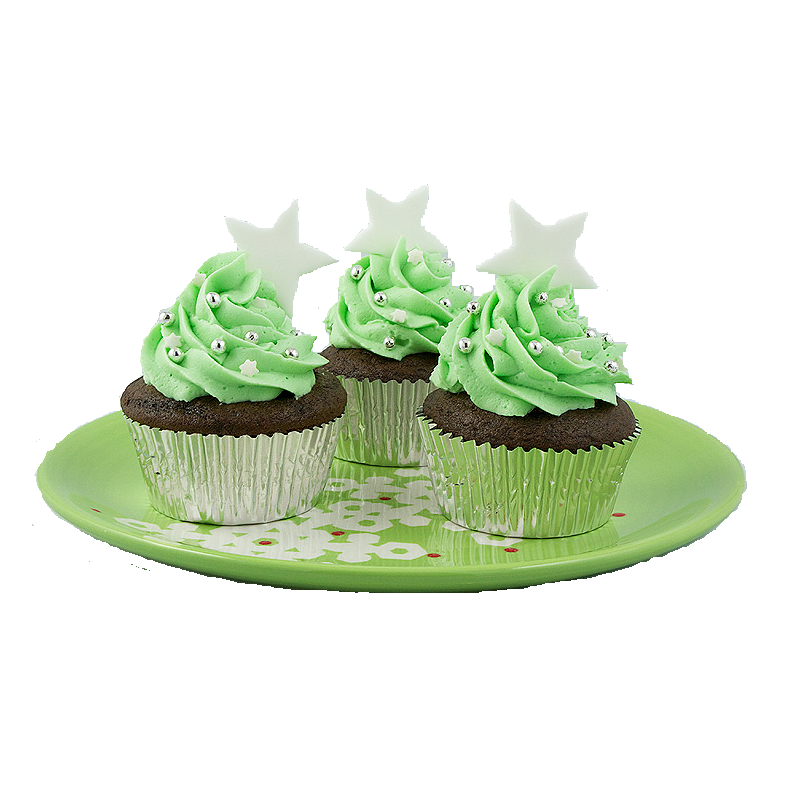 Cupcake bạc hà
