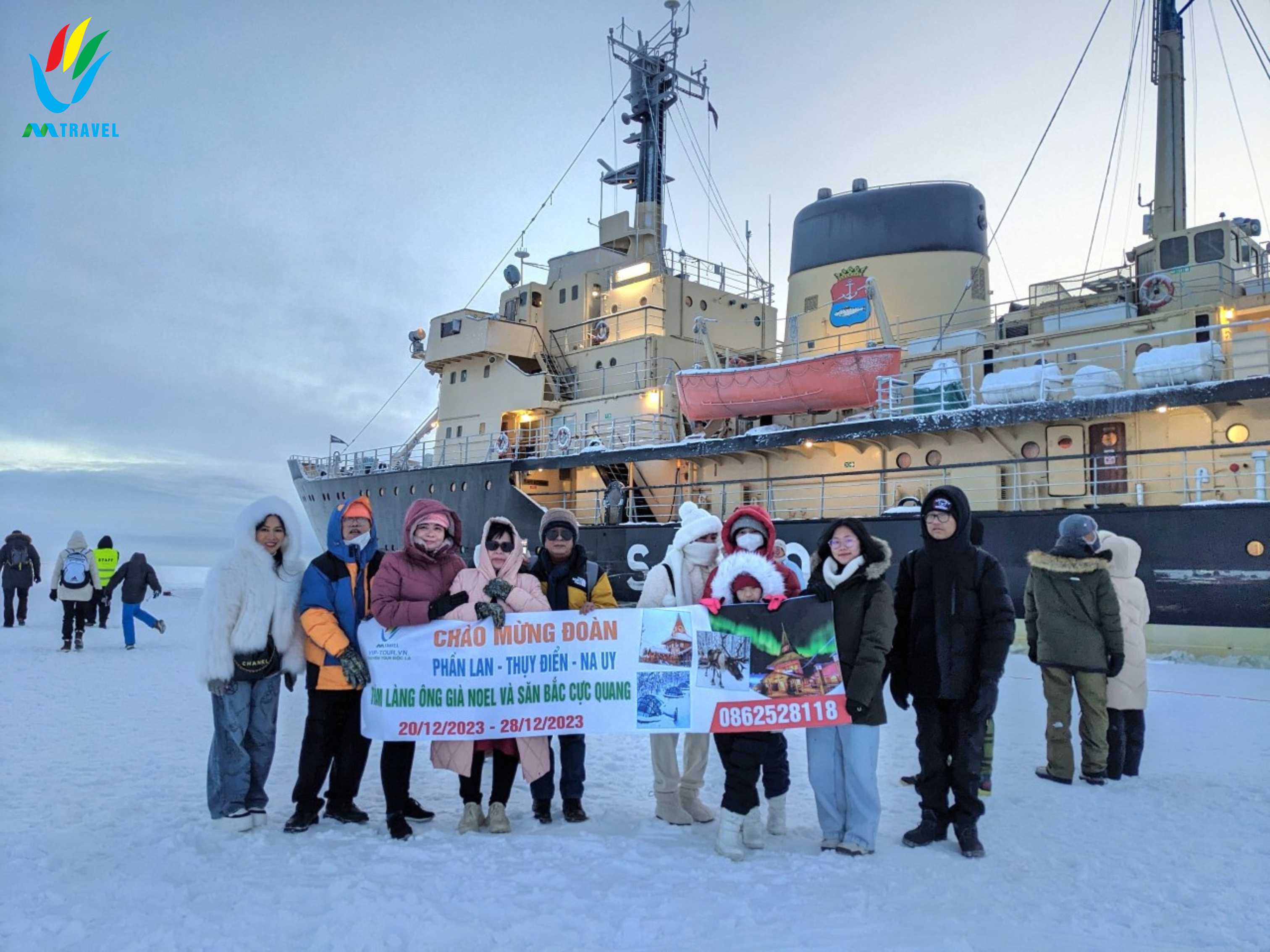 Tour Săn bắc cực quang trên du thuyền bắc cực, thăm làng ông Già Noel 10_3_2024