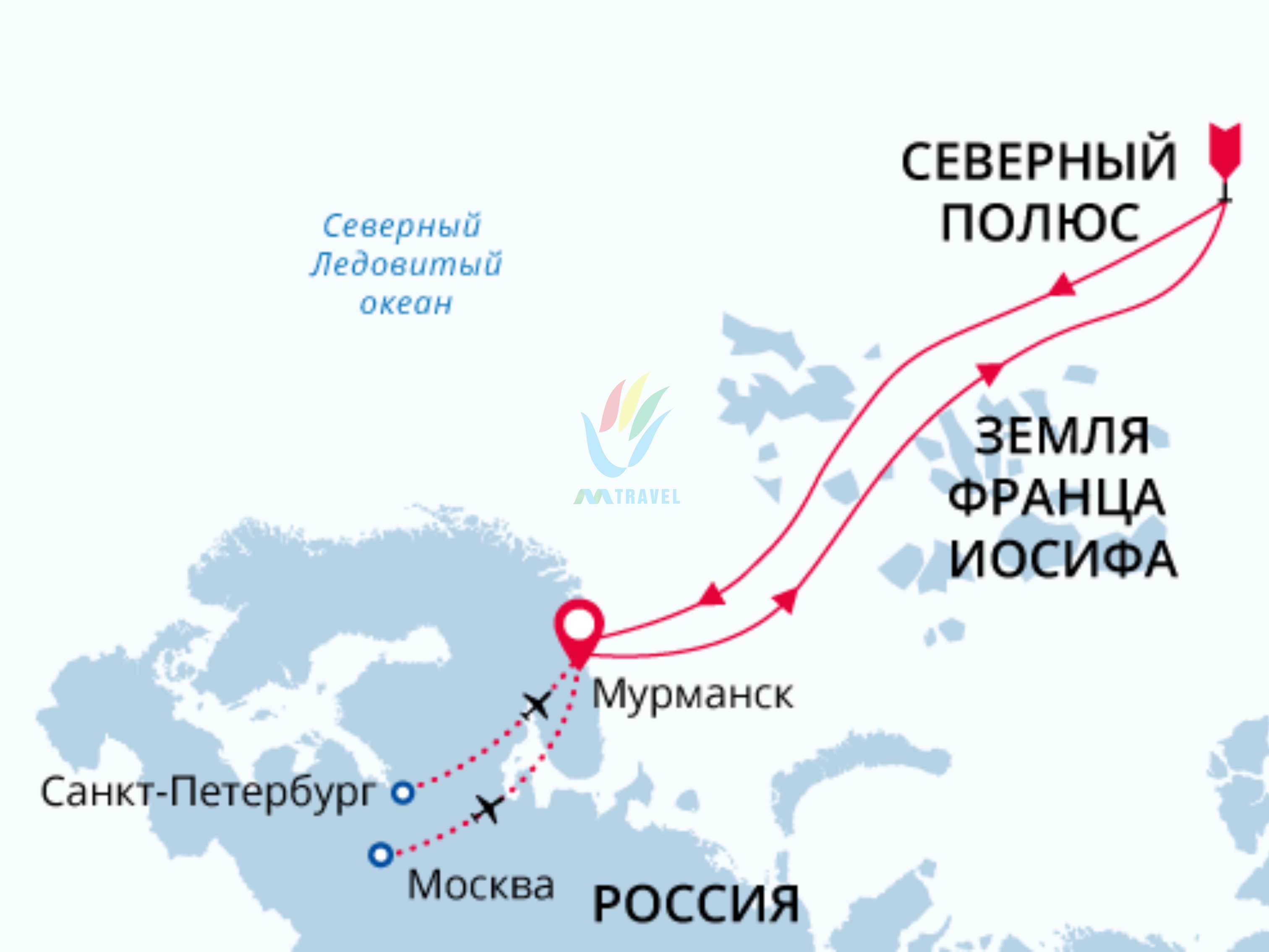 Tour Độc: Thám Hiểm Bắc Cực đến Vĩ tuyến 90 độ N 2024