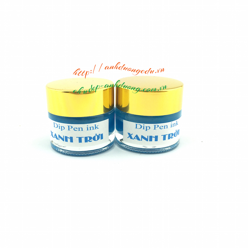 Mực dip pen màu xanh trời