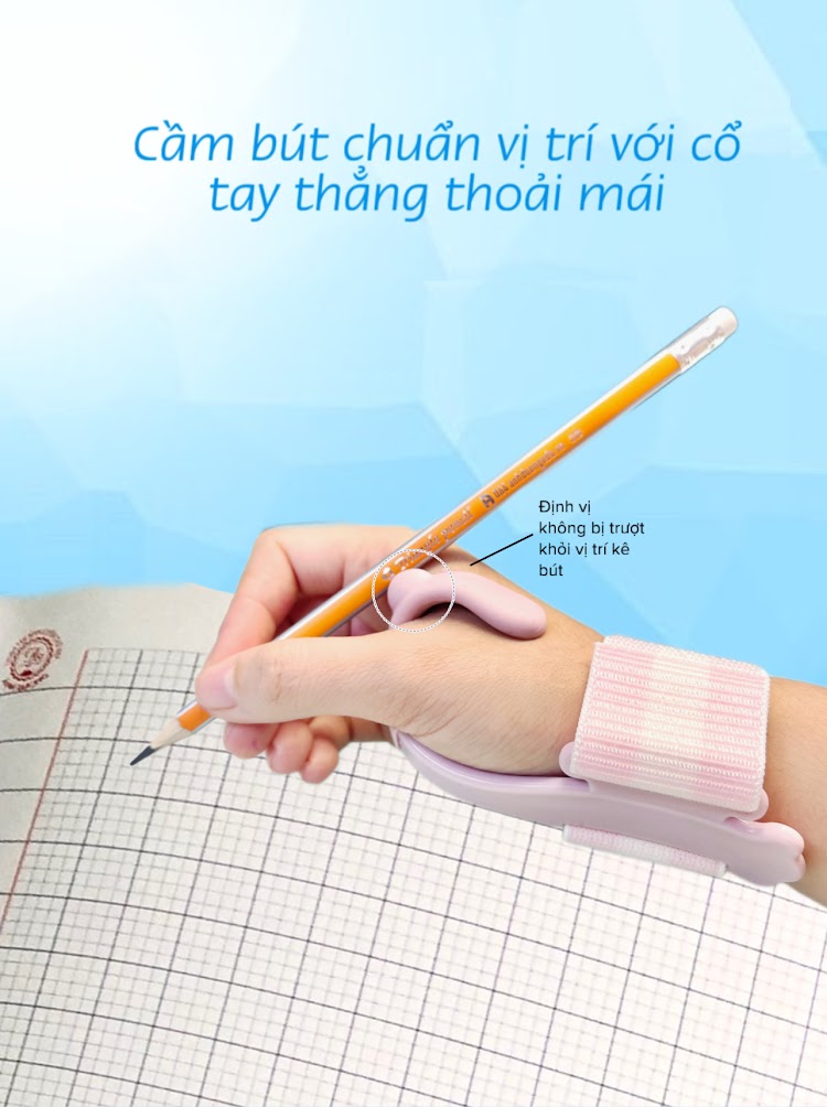 Dụng cụ điều chỉnh tay cầm bút giúp cổ tay thẳng cho trẻ
