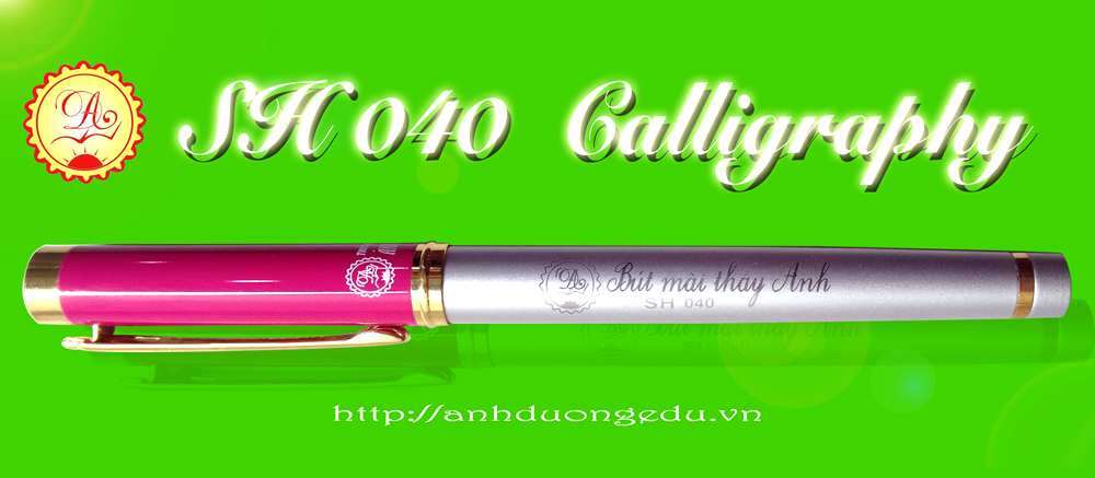 Bút mài thầy Ánh 040 G (có hộp) - Calligraphy