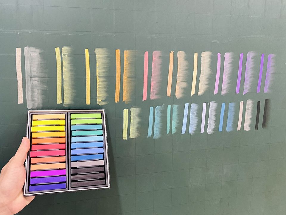 Phấn vẽ bảng Cao cấp Ánh Dương  - 24 viên